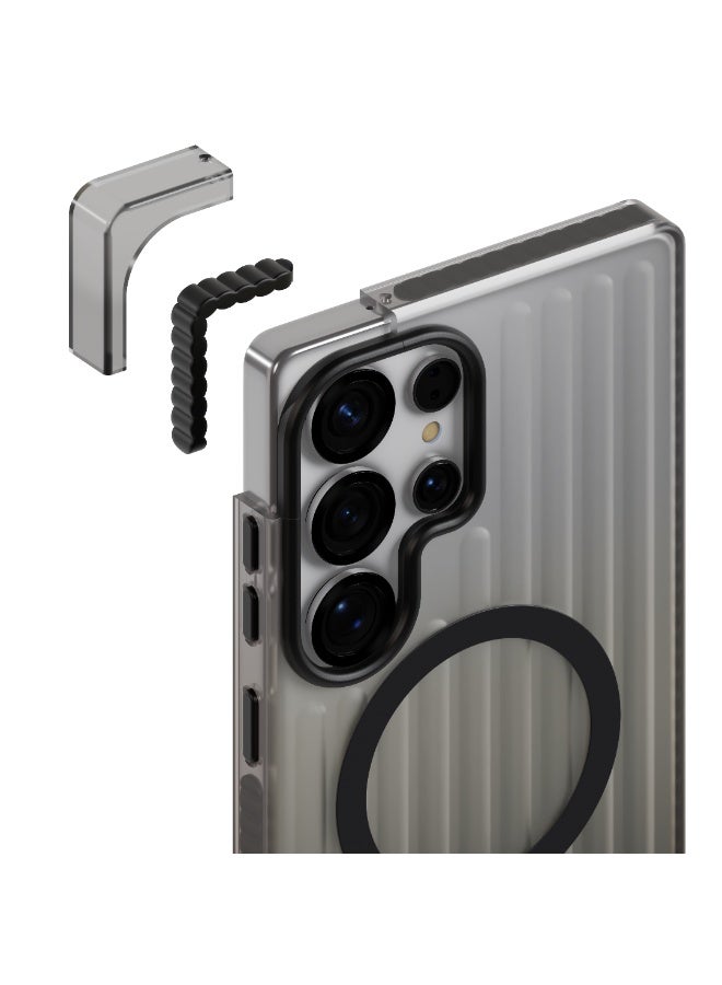 ليفيلو غطاء MagSafe لهاتف سامسونج جالاكسي S26 Ultra مع زوايا مقاومة للصدمات، حماية محسّنة للكاميرا والشاشة، حاجز مقاوم للصدمات، مقاومة للخدش 2H، تم اختباره على ارتفاع 5 أقدام. - Image 3